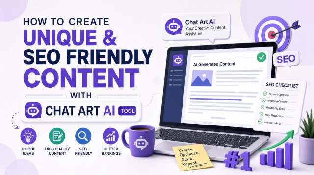 create unique content with chat art AI writer
